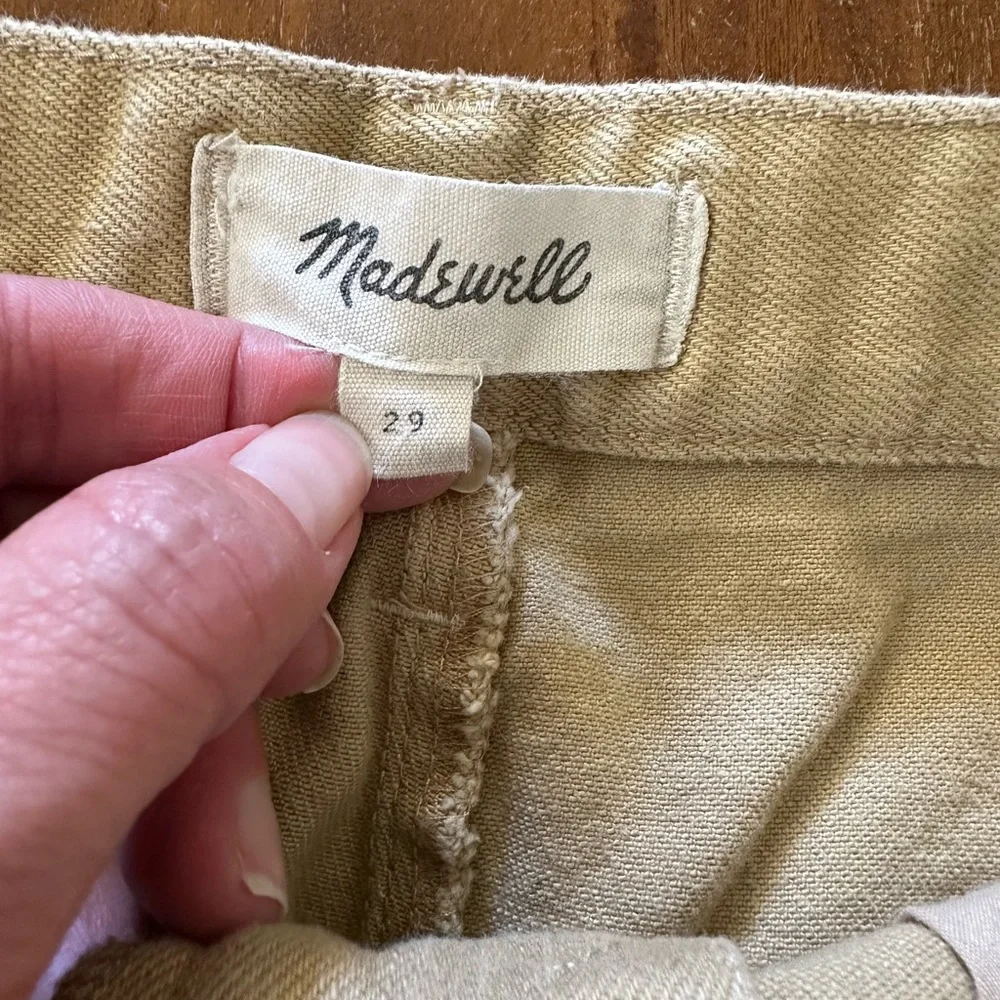 Madewell Tapered High Waisted Pants in Desert Dune Style K9988 Women’s Size 29‎ - Picture 7 of 11